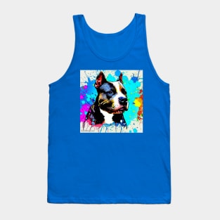 Pitbull Pop Art Tank Top